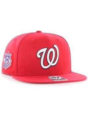 Adjustable 6-Panel Snapback Hat - MLB Inspired Captain Cap, One Size Fits All